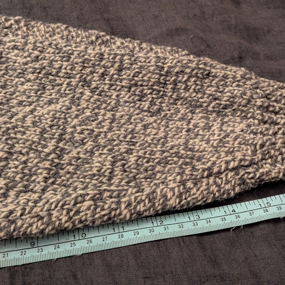 Men's Gray Sweater with Button Detail - Picture 12 of 14